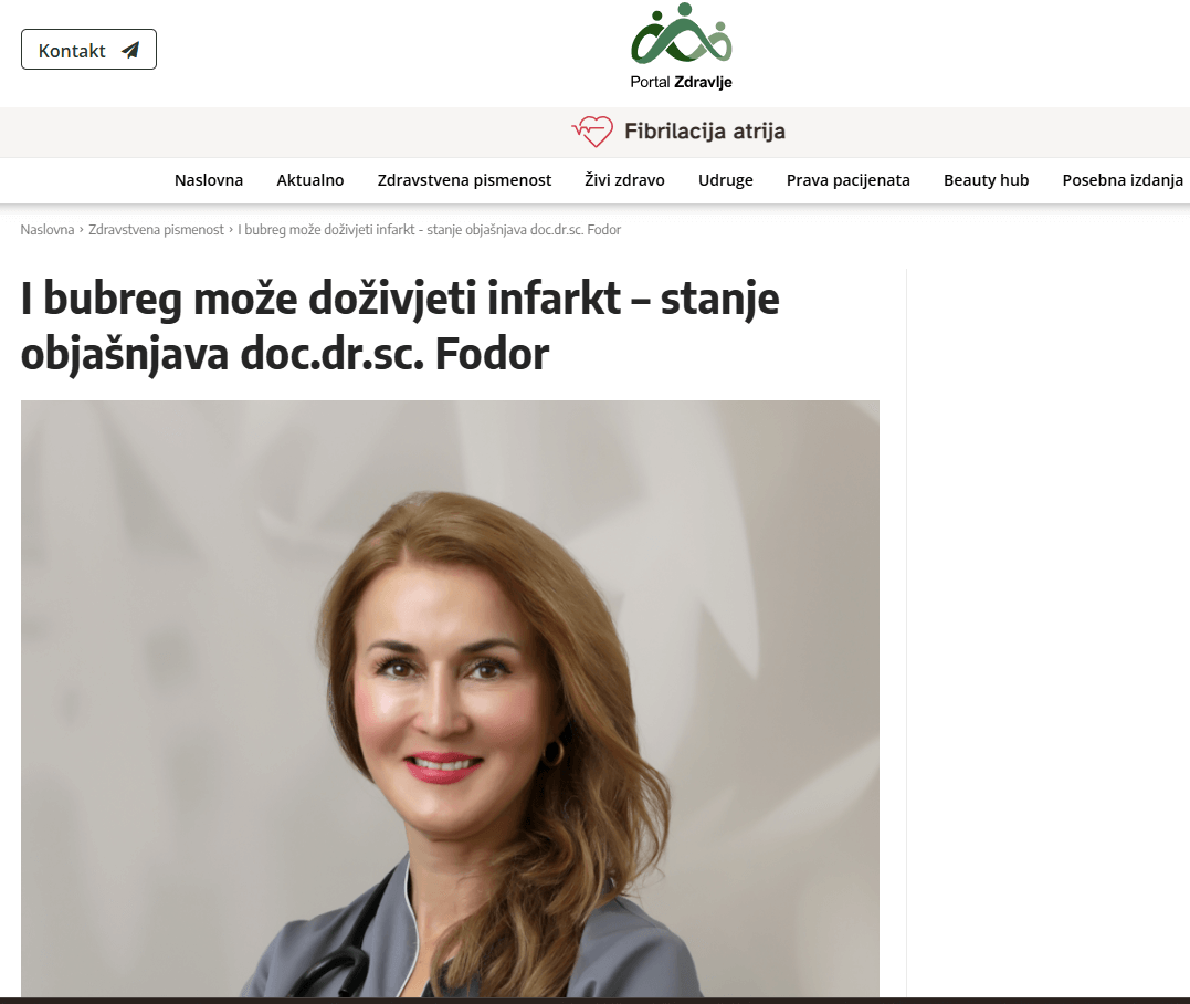 I bubreg može doživjeti infarkt